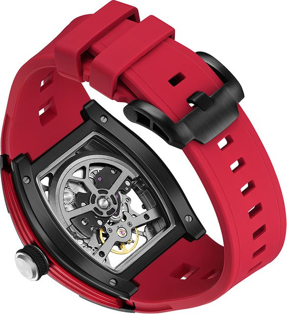 Daniel Gorman Armbanduhr, Automatik, Silber, Silikon, Herren - Bild 1