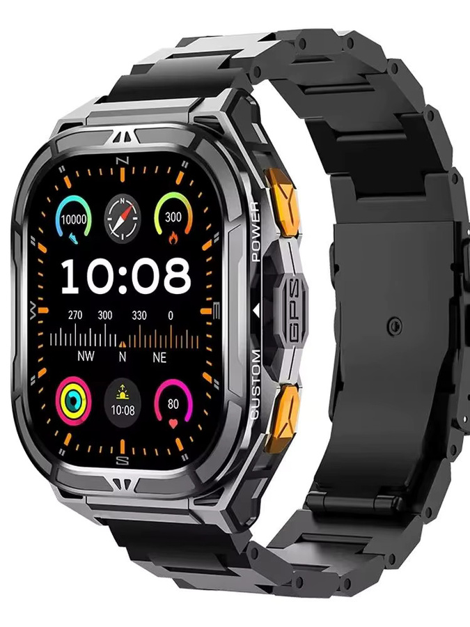 Cubot GT3 Smartwatch mit 1,96-Zoll AMOLED-Display, 5ATM wasserdicht, Fitness-Tracker mit GPS, Herzfrequenzmessung und SpO2-Monitor, 480 mAh Akku - Bild 6