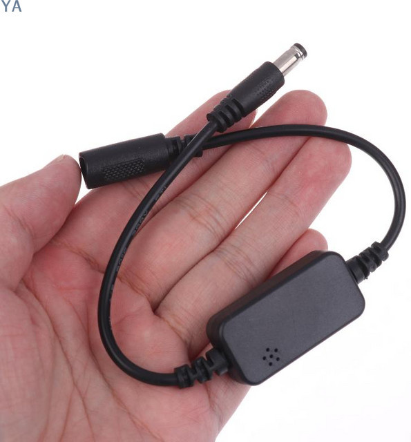YA Automatisches Ausschalt- und Reset-Modul für Router und WLAN, DC 5V-15V, 5,5x2,1mm Barrel Plug, Schwarz - Bild 1