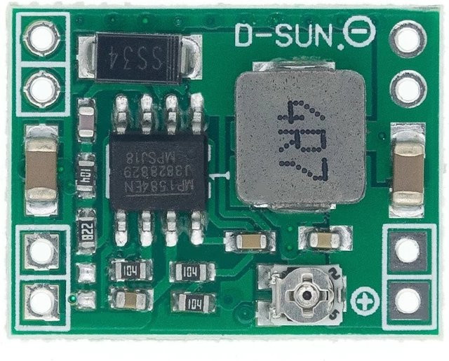 AITEXM ROBOT MP1584EN 3A Ultrakleines DC-DC-Abwärts-Versorgungsmodul in Grün - Bild 1