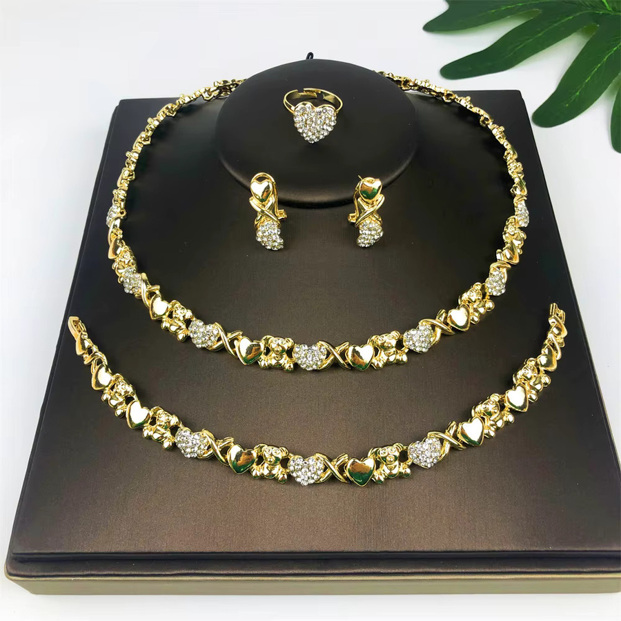 TITI Schmuckset, Halsketten-Set, Gold, Zirkonia, Damen - Bild 2