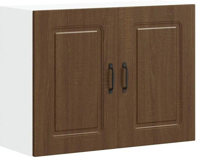 vidaXL Küchen-Hängeschrank Kalmar in Eiche Braun aus Holzwerkstoff, B/H/T: 60 x 80 x 31 cm - Bild 1