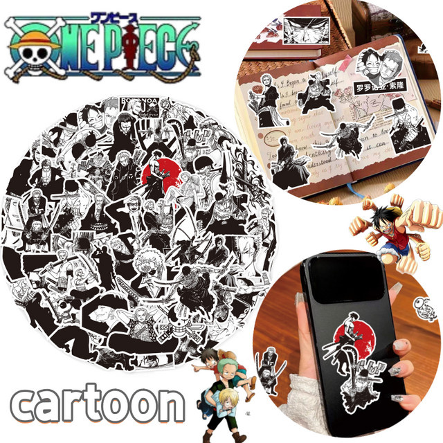 One Piece Zoro Aufkleber Multicolour für Notizbücher und Dekorationen - Bild 1