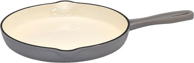Osoltus Emaillierte Gusseisenpfanne Hellgrau Durchmesser: 26 cm - Bild 1