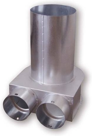 Helios Deckenschott 9430 aus verzinktem Stahl in Silber - Bild 1