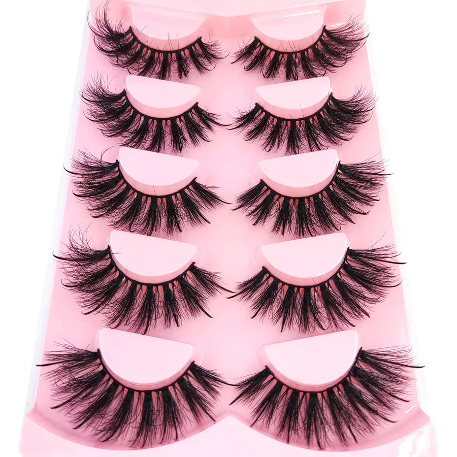 Spike-Wimpern, künstliche Nerzfell-Wimpern, Black, Unisex - Bild 5