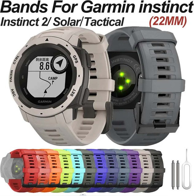 Garmin Uhrenarmband Silikon, Schwarz, Unisex - Bild 1