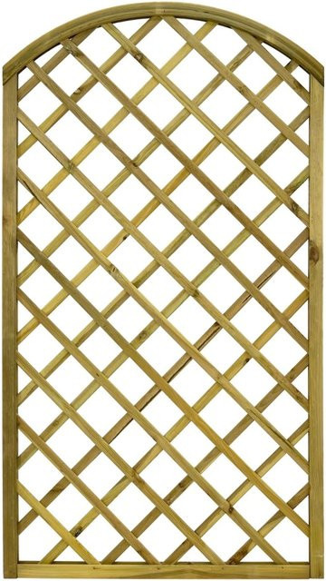GartenLand Rankgitter VARIO Gebogen aus Kiefer Holz in Grün, B: 100 cm, H: 180 cm - Bild 1