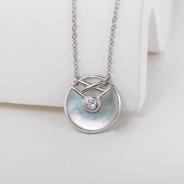 Halskette 925 Silber, Diamant, Damen - Bild 1