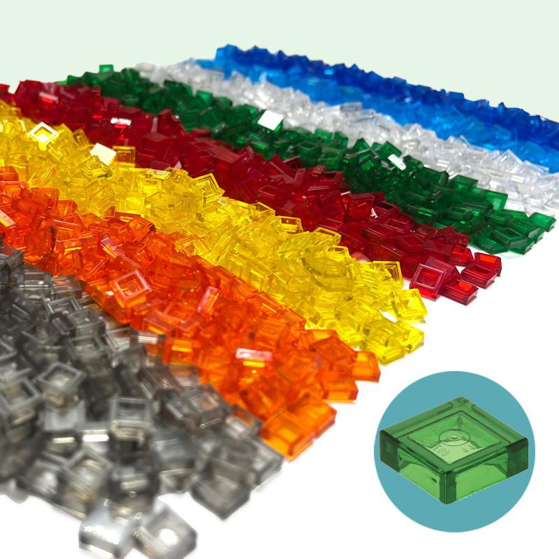 Yiran toy Bausteine Flache Kachel Glatt 200-teiliges Set Bunt / Mehrfarbig - Bild 2