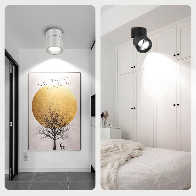 CHENBEN LED-Deckenleuchte mit dimmbarer CCT-Funktion, moderner faltbarer LED-Spot für Wohnzimmer, Schlafzimmer und Küche - Bild 1