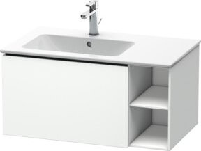Duravit Waschtischunterschrank L-Cube in Weiß mit einer Schublade und Beckenanschluss links, B/T/H: 82 x 40 x 48,1 cm - Bild 1
