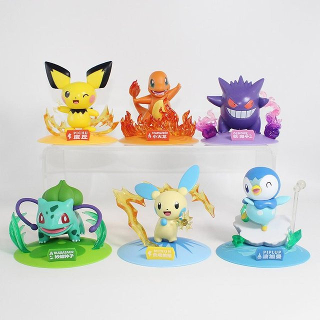 Yiran toy 1 Pokémon Blind Box Pikachu Gengar Sammelfigur 10cm - Bild 1