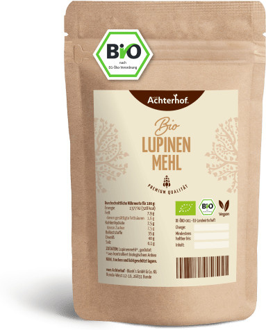 Vom Achterhof Lupinenmehl Bio 250 g - Bild 1