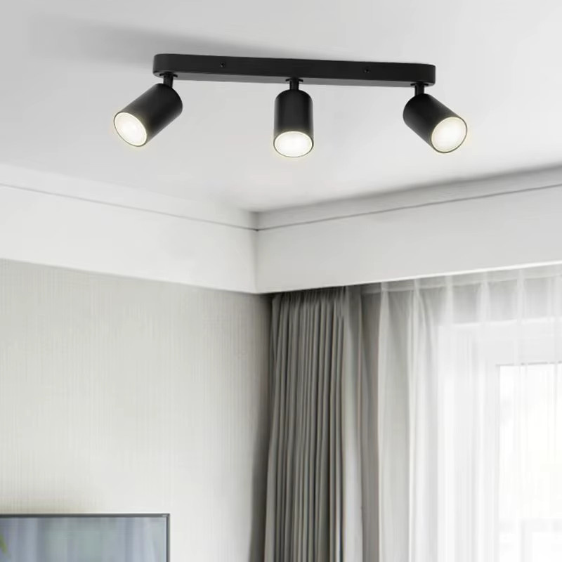 CHENBEN GU10 LED Decken-Spot-Leuchte in Schwarz für Wohnzimmer, Schlafzimmer und Flur - Bild 8