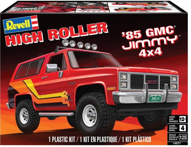Revell 1985 GMC Jimmy High Roller, Fahrzeug, 1:25, Kunststoff, Rot - Bild 1