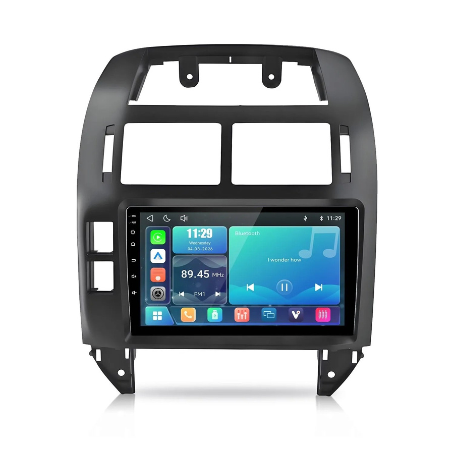 Junsun Autoradio für VW Polo 2001-2009 mit Linux, Schwarz, Wi-Fi und USB - Bild 2