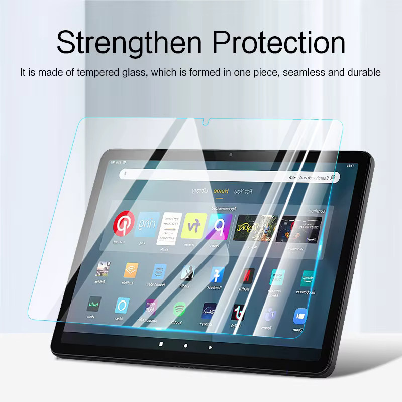 KINGMISON Displayschutzfolie aus gehärtetem Glas für Fire Max 11 Tablet 2023, transparent - Bild 2