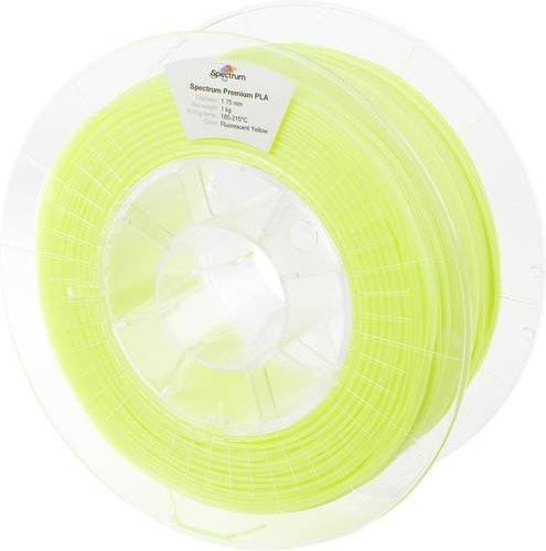 Spectrum Filaments PLA Premium Filament nachleuchtend 1.75mm Gelb 1000g - Bild 1