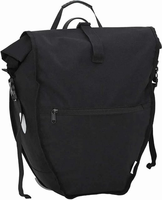 vidaXL Fahrradtasche Schwarz aus Polyester B/T/H: 32,5 x 17 x 57 cm - Bild 1