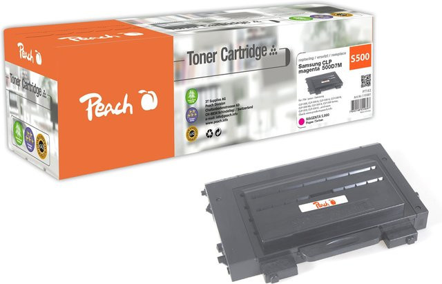 Peach S500 Toner Schwarz für Samsung CLP-500D5M/ELS, CLP-500, CLP-500 A, CLP-500 G, CLP-500 N (wiederaufbereitet) - Bild 1