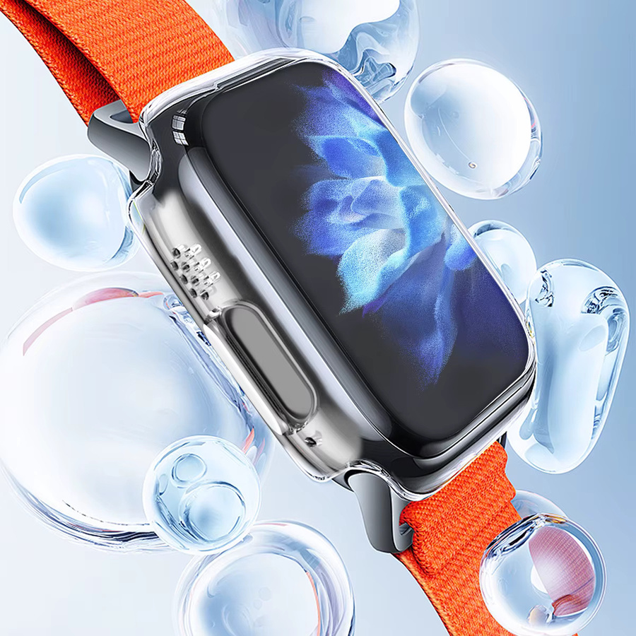 OAKCHARM Skeleton Schutzhülle aus hartem PC für Apple Watch Modelle 38mm bis 45mm, Transparent - Bild 5