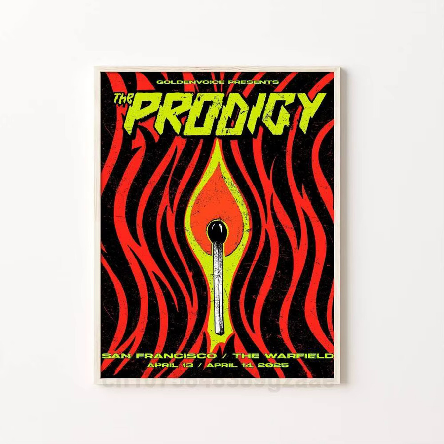 The Prodigy Poster-Aufkleber Wandkunst in Mehrfarben als wasserfester Aufkleber für deine Heimdekoration - Bild 7
