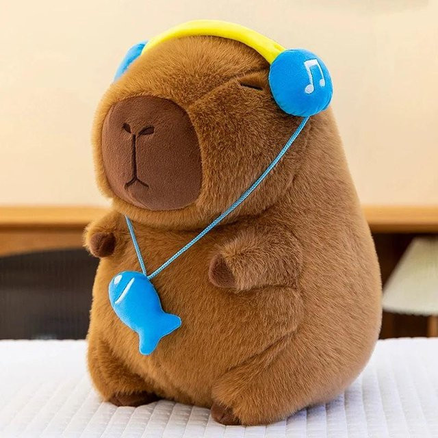 Yiran toy Capybara Plüschtier, Braun, 40cm - Bild 1