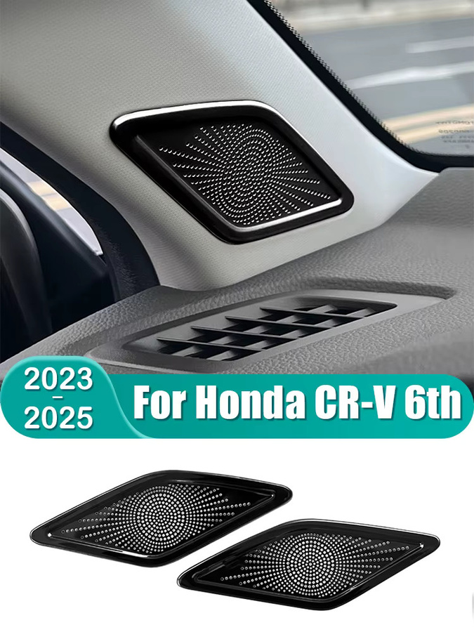 YaLumei Lautsprecher Abdeckung für Honda CR-V 6. Generation Hybrid 2023 2024 2025, A-Säule Hochtöner Zubehör, vorne - Bild 6