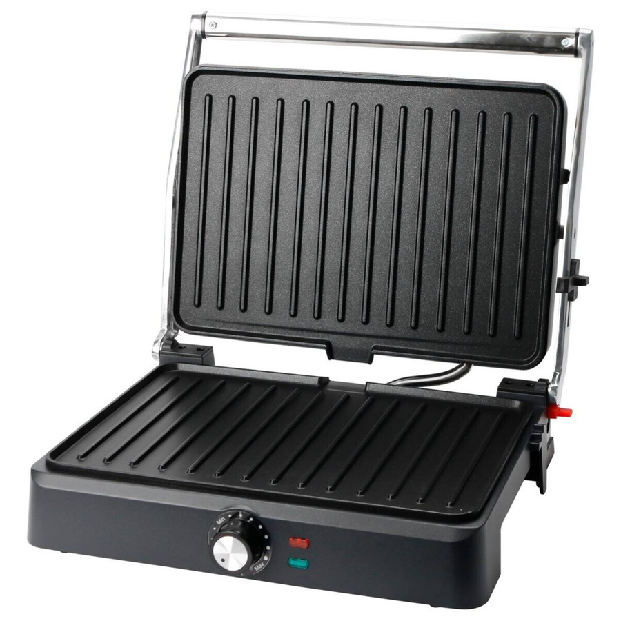 Emerio Kontaktgrill CG-130859.1 in Schwarz aus Metall, B/H/T: 39 x 14 x 34 cm - Bild 3