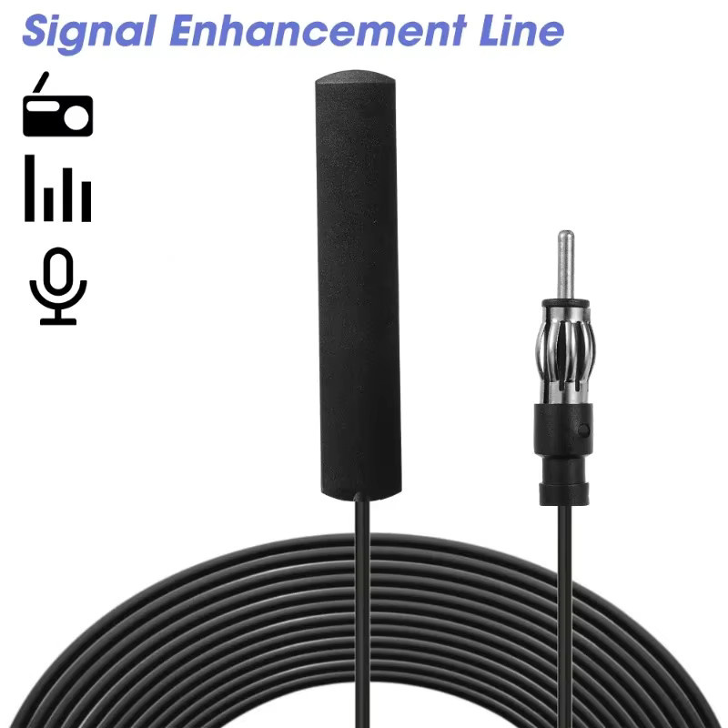 Universal Auto Elektronischer Radio Verstärker 12V AM/FM Antennen Booster in Schwarz - Bild 6