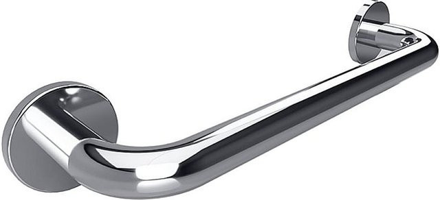 Brillantbad BELP Haltegriff aus Edelstahl poliert in Silber, B/T/H: 48,0 x 8,0 x 10,6 cm, 120 kg Traglast für Bad und WC - Bild 1