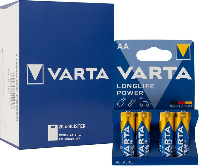 Varta AA Batterien Blue 20 x 4er Pack - Bild 1