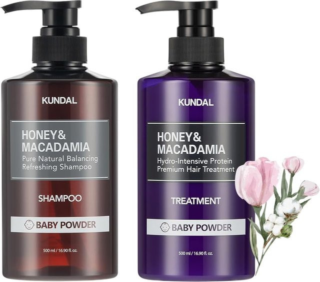 Kundal Shampoo Honig Macadamia, 500 ml, für trockenes und strapaziertes Haar - Bild 1