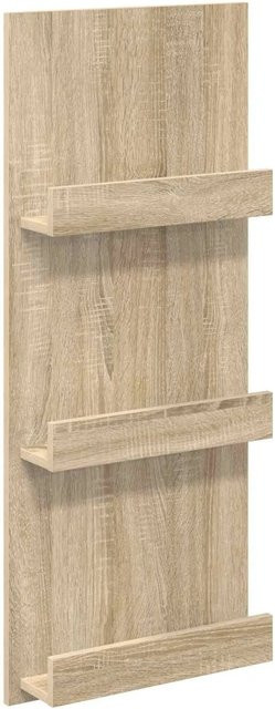 vidaXL Magazinregal Sonoma-Eiche modern, B/T/H: 43 x 11 x 102 cm - Bild 1