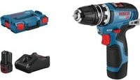 Bosch Professional GSR 12V-35 FC Akku-Bohrschrauber 12V mit 2 x 3,0 Ah Li-Ion Akkus und Ladegerät in Blau/Schwarz - Bild 2