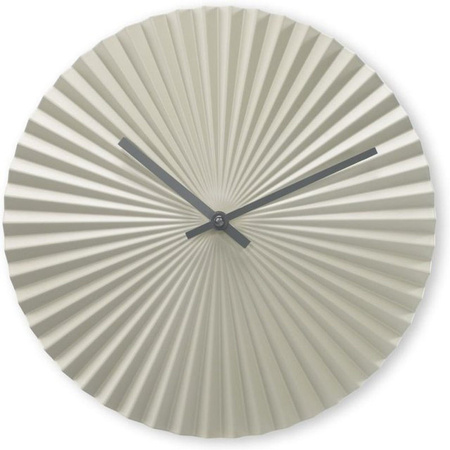 Hama Wanduhr Barbados, runde Analog-Quarz-Uhr aus Metall, geräuschlos, Durchmesser: 30 cm, Graugrün