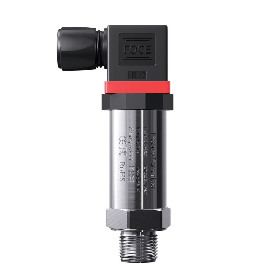 XUYANGQIDIAN Digitaler Hydraulischer Drucktransmitter G1/2 mit 4-20mA und 0-10V Ausgang, Drucksensor Manometer in Silber - Bild 5