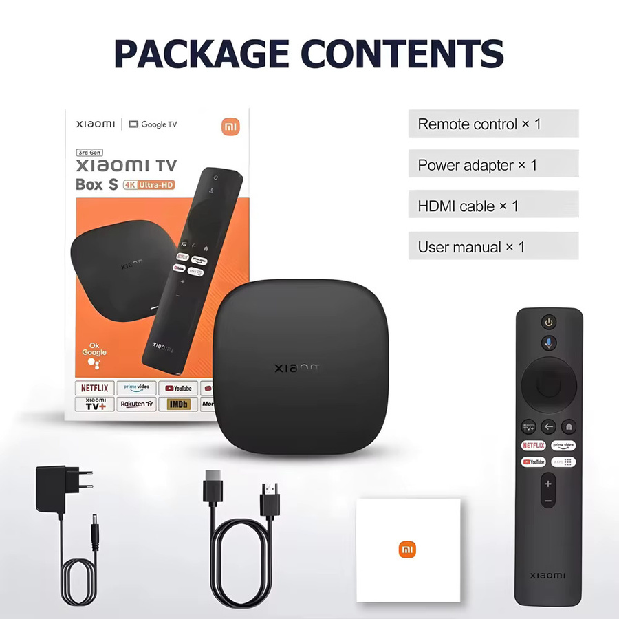 Xiaomi TV Box S 3rd Gen Streaming-Box in Schwarz mit 32GB Speicher, 4K UHD, Google TV, Dolby Vision, HDR10+, WiFi 6 und Bluetooth - Bild 4