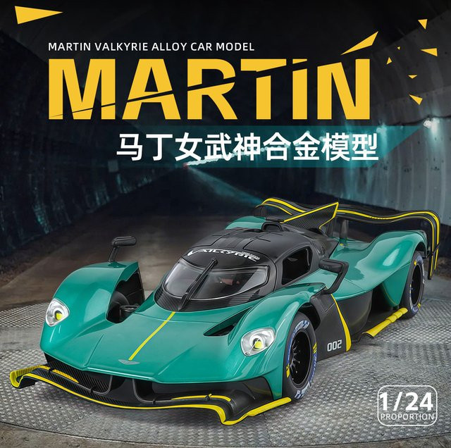 WELLY Valkyrie-Legierungsauto, 1:24, mit Rückziehfunktion, Licht und Sound - Bild 1