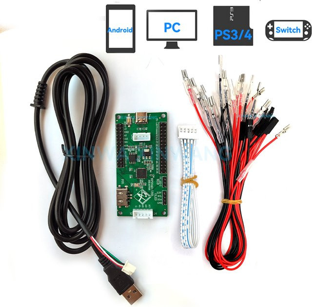 Raspberry Pi Hitbox Core PICO Entwicklungsboard USB Zero Delay Arcade Fighting Board für Arcade Stick in Grün - Bild 1