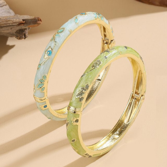 FTCY Blumenarmband, 2-teilig, Vintage, Damen - Bild 1
