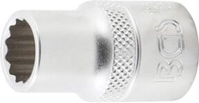 BGS Steckschlüssel-Einsatz Zwölfkant 10632, Antrieb 1/2 Zoll, Schlüsselweite 12 mm, Silber - Bild 1