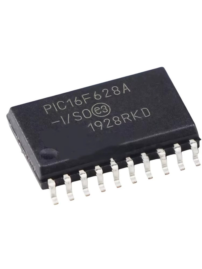 Microchip PIC16F628A-I/SO Flash Mikrocontroller SOIC-18 Chipsatz, 2 Stück, Schwarz - Bild 2