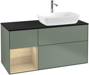 V&B Waschtischunterschrank Finion in Lackoptik, Breite: 120 cm, Tiefe: 50,1 cm, Höhe: 50,1 cm - Bild 1