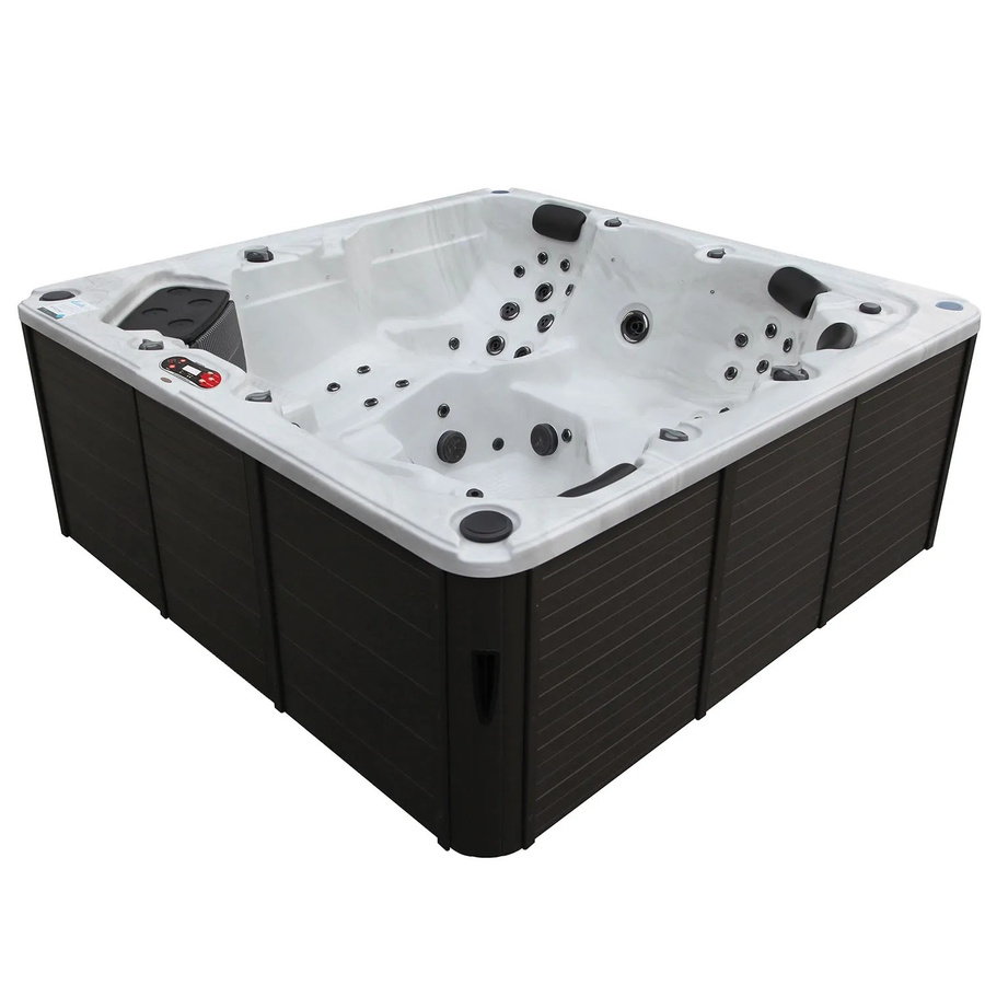 Canadian Spa Whirlpool Vancouver quadratischer Whirlpool aus Acryl in Weiß B/T/H: 227 x 227 x 87 cm - Bild 2