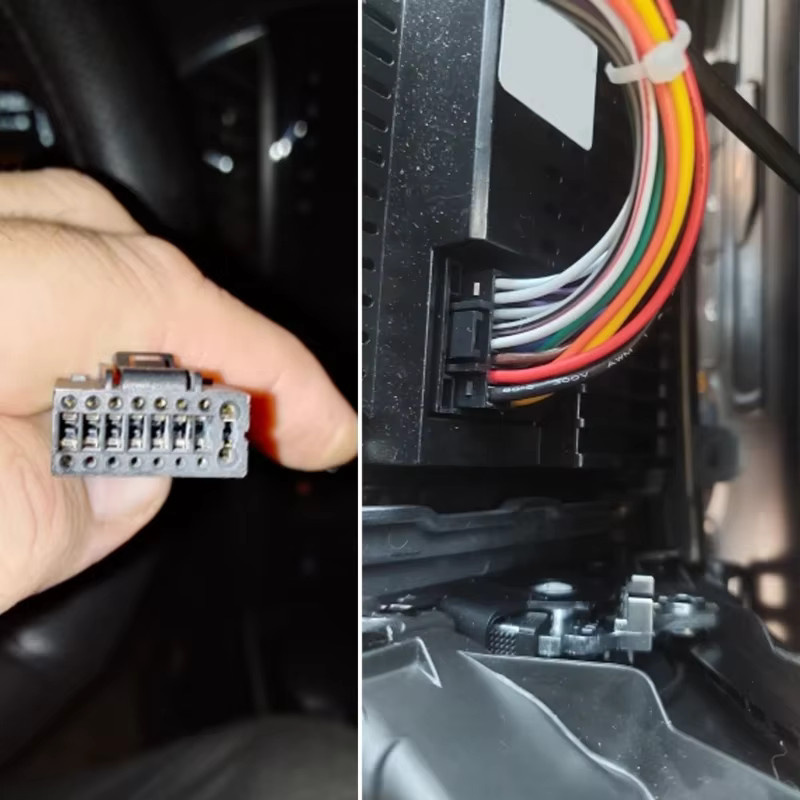 QXNY 16-poliger ISO-Autoradio-Kabelbaum Stereo-Adapter Stecker für Sony, Icreative und Teyes, Mehrfarbig - Bild 4