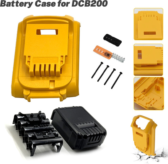 DeWalt DCB200 18V 20V Li-Ion-Akku mit Kunststoffgehäuse und PCB-Schutzplatine - Bild 1