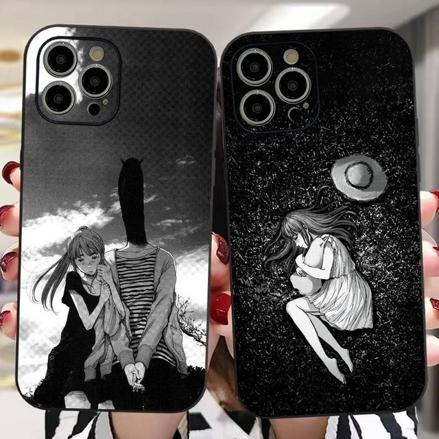 O-Oyasumi Punpun Anime Handyhülle für iPhone 16 15 14 13 12 11 Pro Max Plus Mini aus weichem TPU in Multicolour - Bild 1