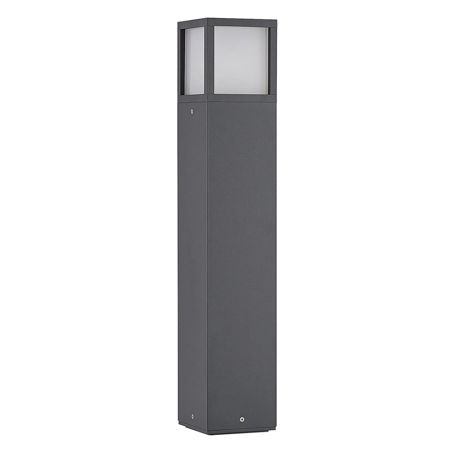 Lucande Außenleuchte Dewari 9616288 Modern aus Aluminium in Dunkelgrau, 1-flammig E27, IP54 - Bild 2